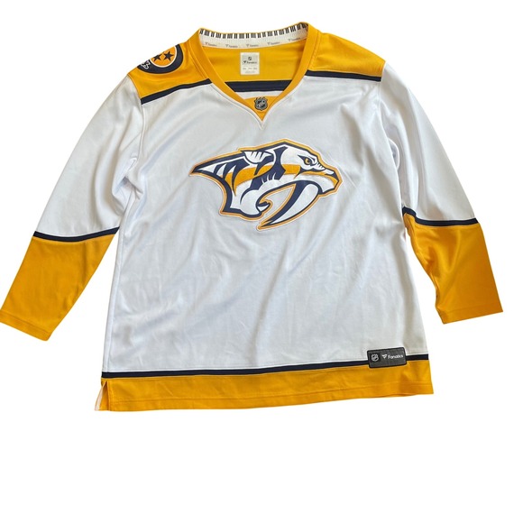 Fanatics Other - Fanatics Nashville Predators NHL Hockey Jersey Mens 3XL White Gold